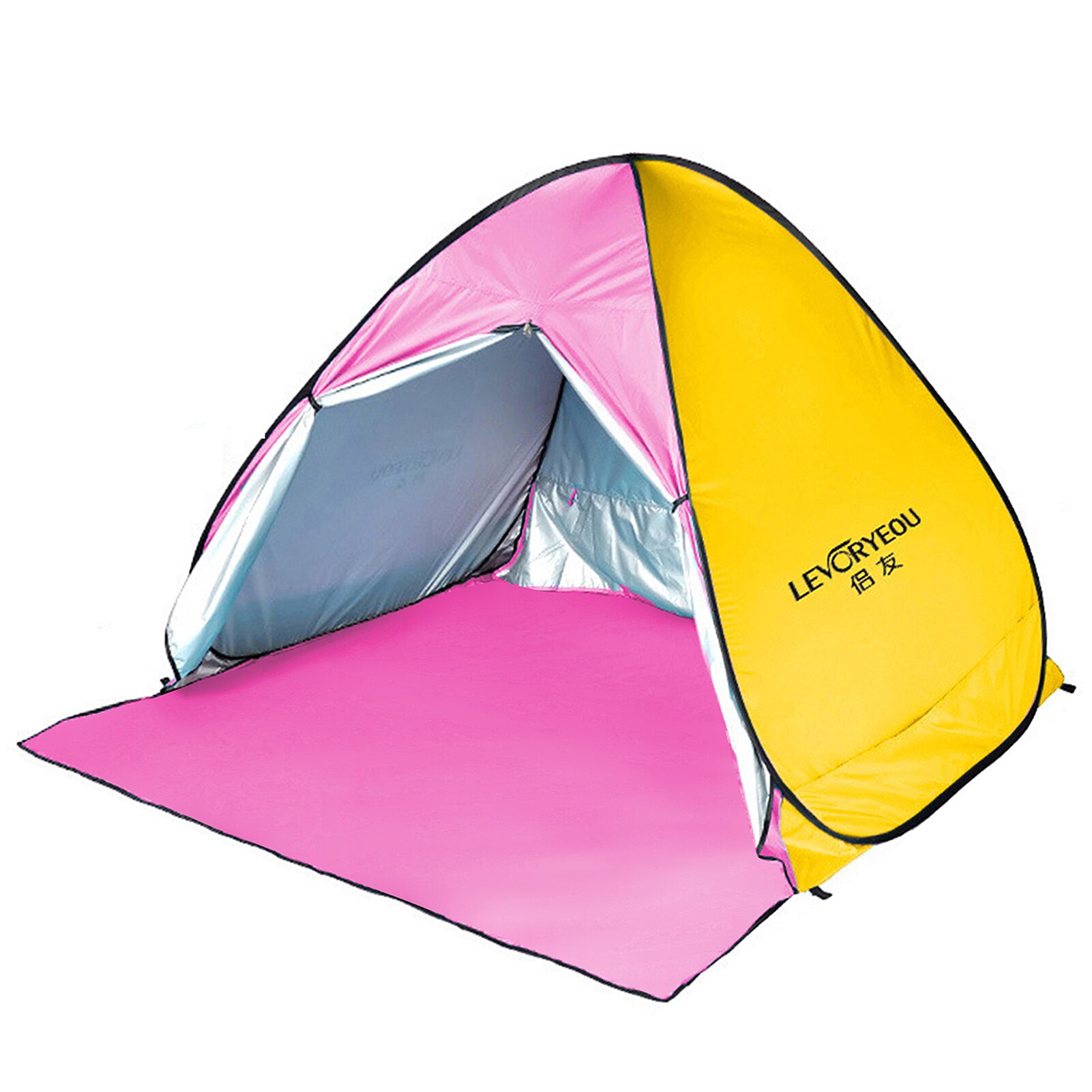 Cheap Goat Tents Outdoor Camping Tent Pop up Fun Play Tent Automatic Instant Tent UV Protection Tent Sun Shade Awning for Camping Beach Backyard   